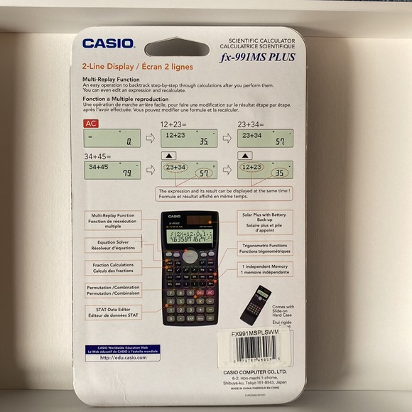 ✨BRAND NEW✨CASIO fx-991MS PLUS Calculator - Picture 2 of 2